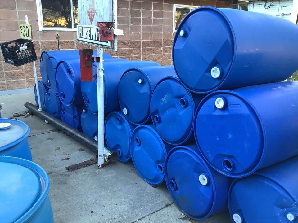 New 60 Gallon Plastic Drums - Lewiston ME 04243