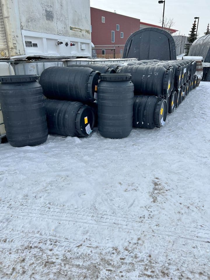 Used 55 Gallon Food Grade Plastic Drums - Worcester MA 01604