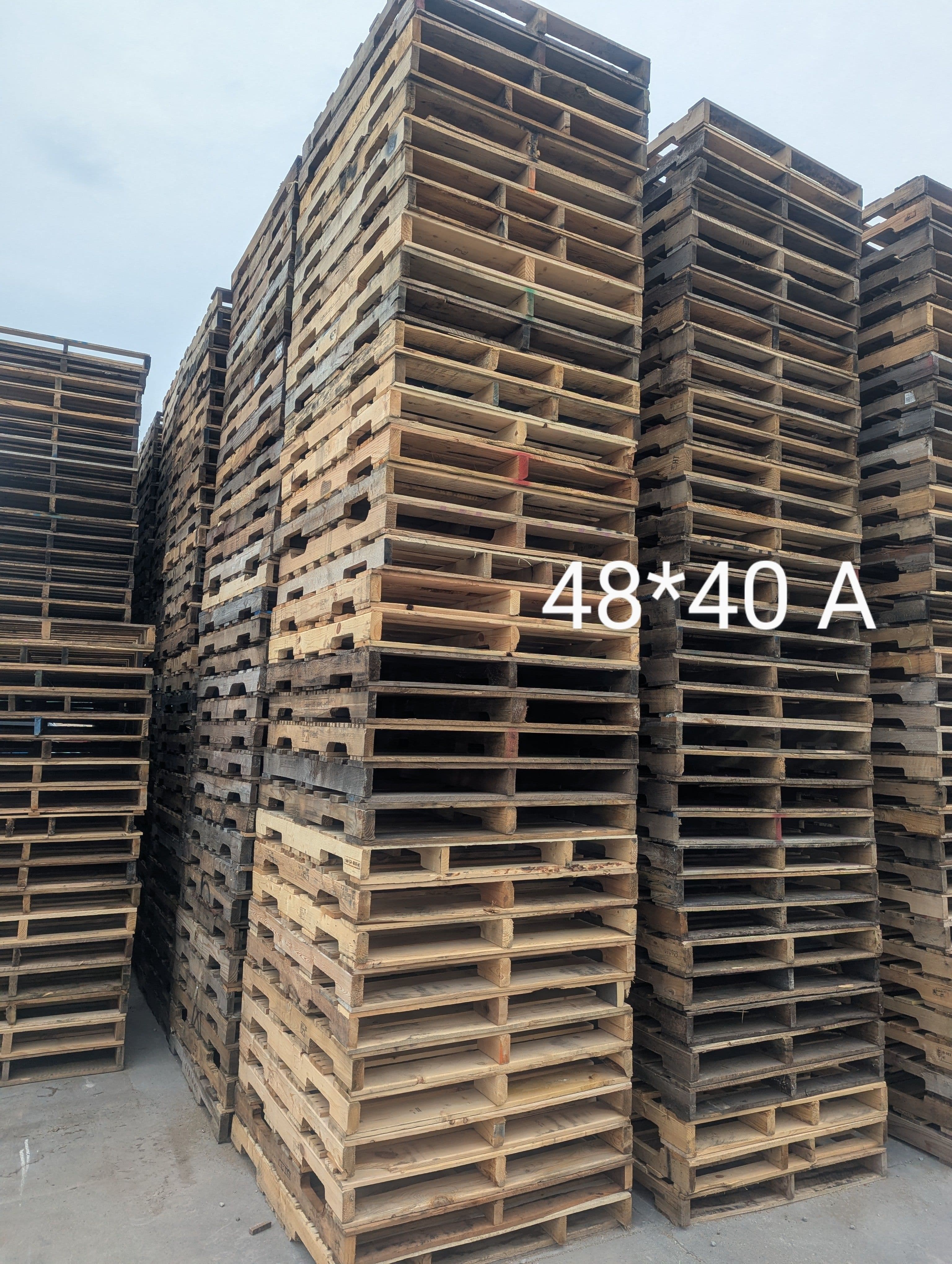 48x40 Repaired Grade A Pallets- Indianapolis, IN 47220
