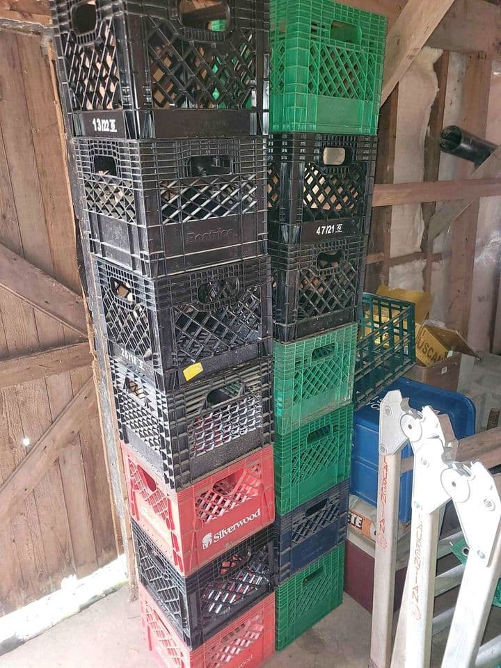 Used Plastic Milk Crates - Warwick RI 02886