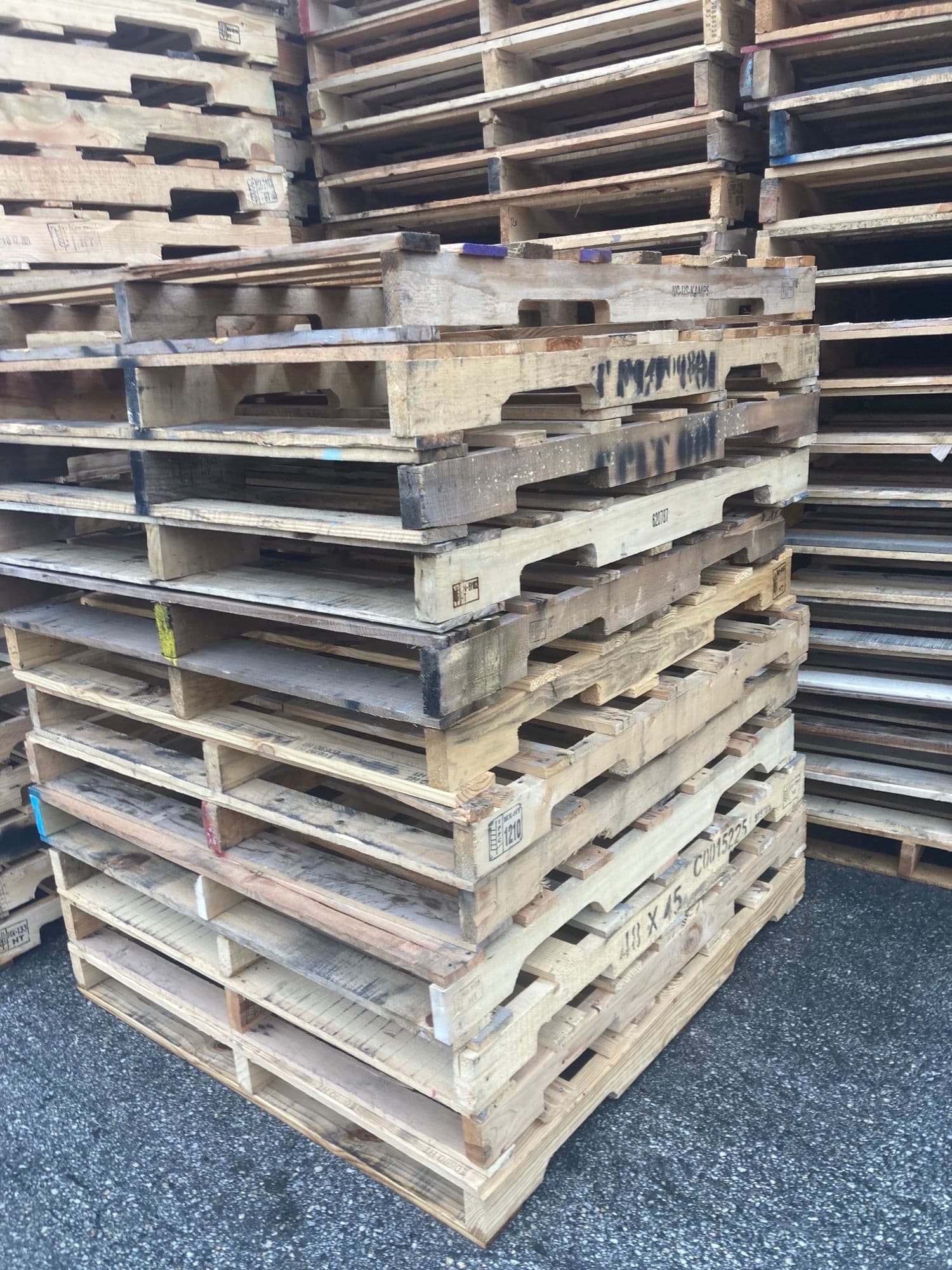 Used 48 x 45 Wood Pallets - Houston, TX 77079 - Image 3