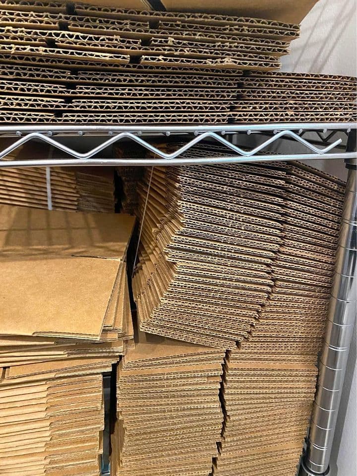 4x4x4 Used Uline Shipping Boxes - Honolulu HI 96817