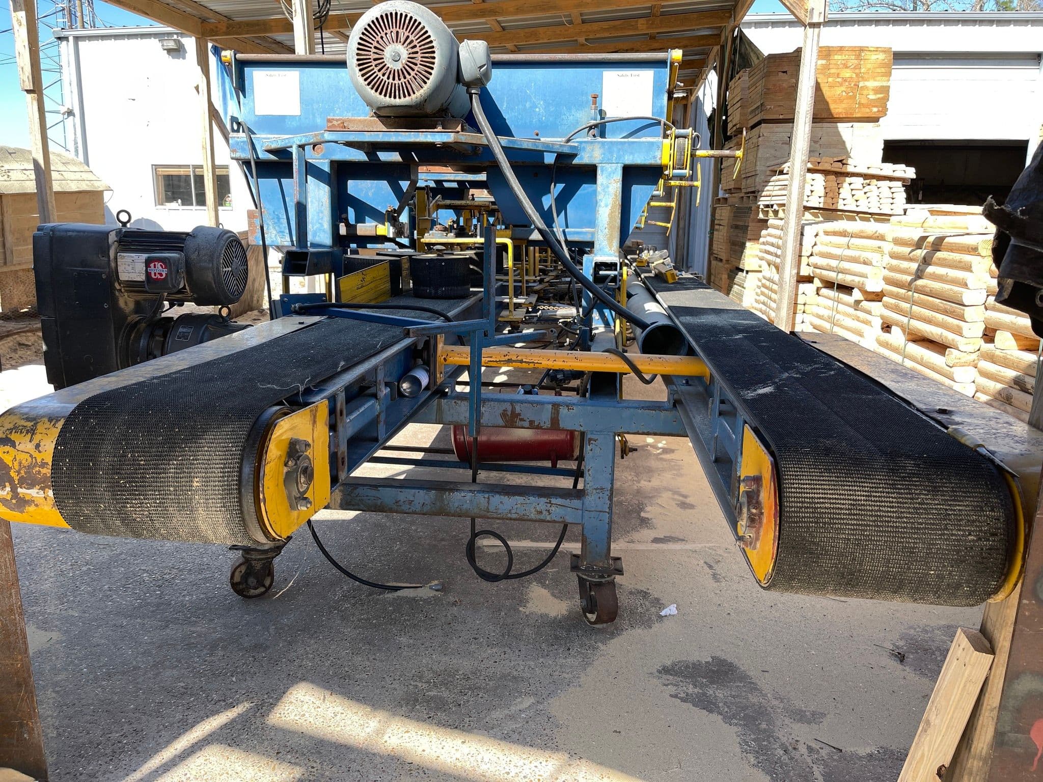 Used 1992 Baker Six-Head Band Resaw 12" x 12" capacity.
