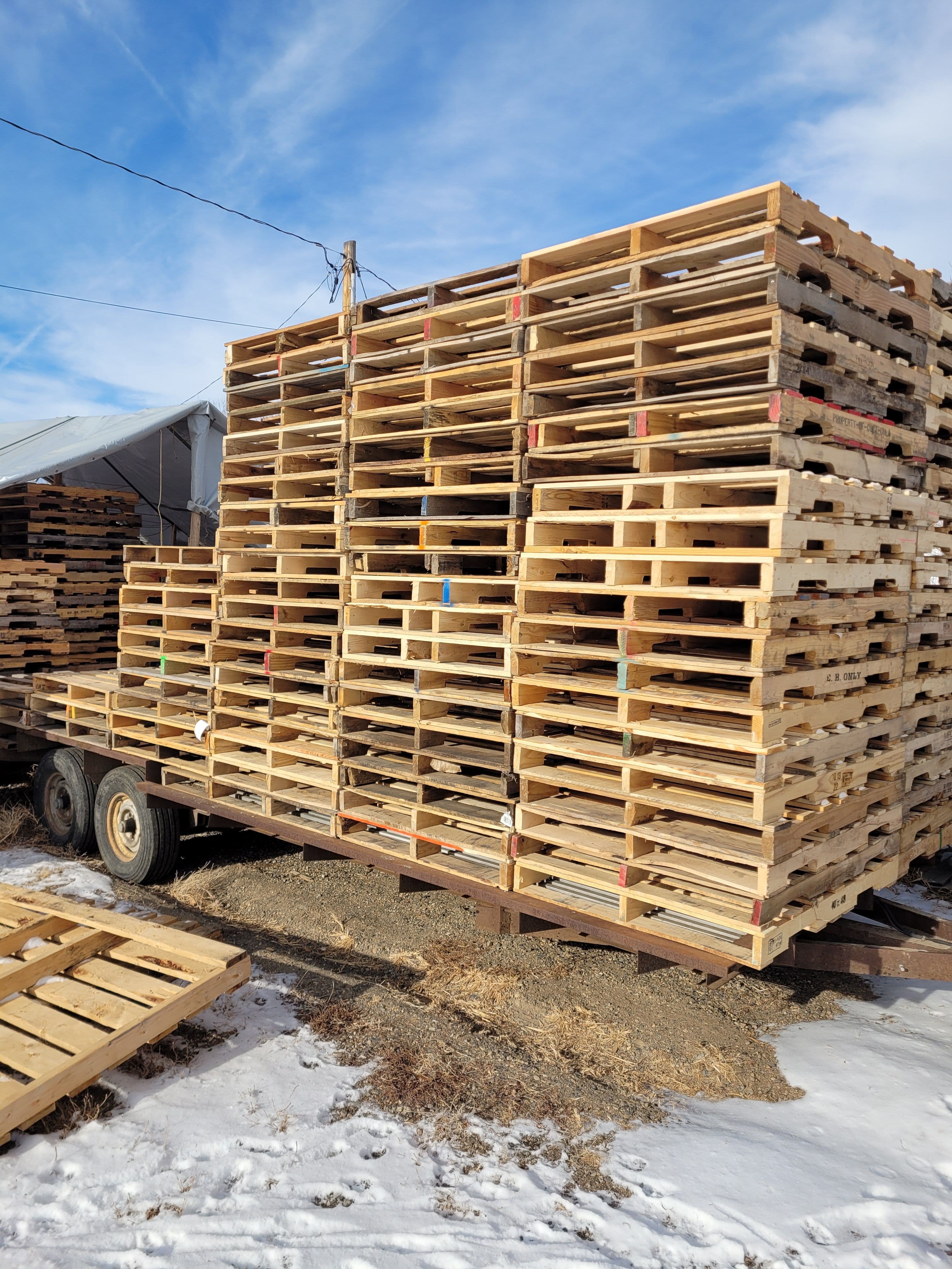 Repaired Grade A 48 x 40 Wood Pallets - Miles City, MT 59301 - Image 2