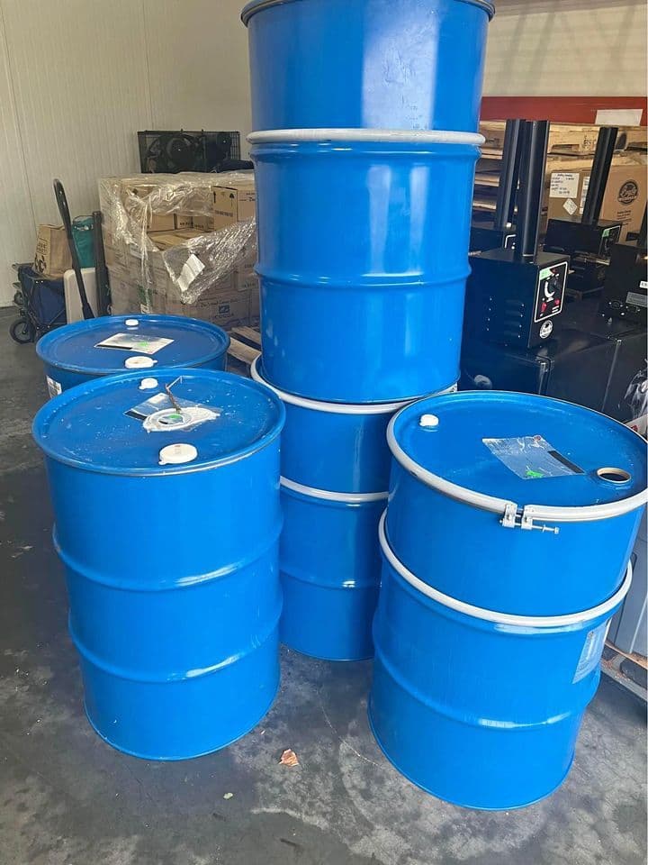 55 Gallon Used Metal Drums - Glenview IL 60025