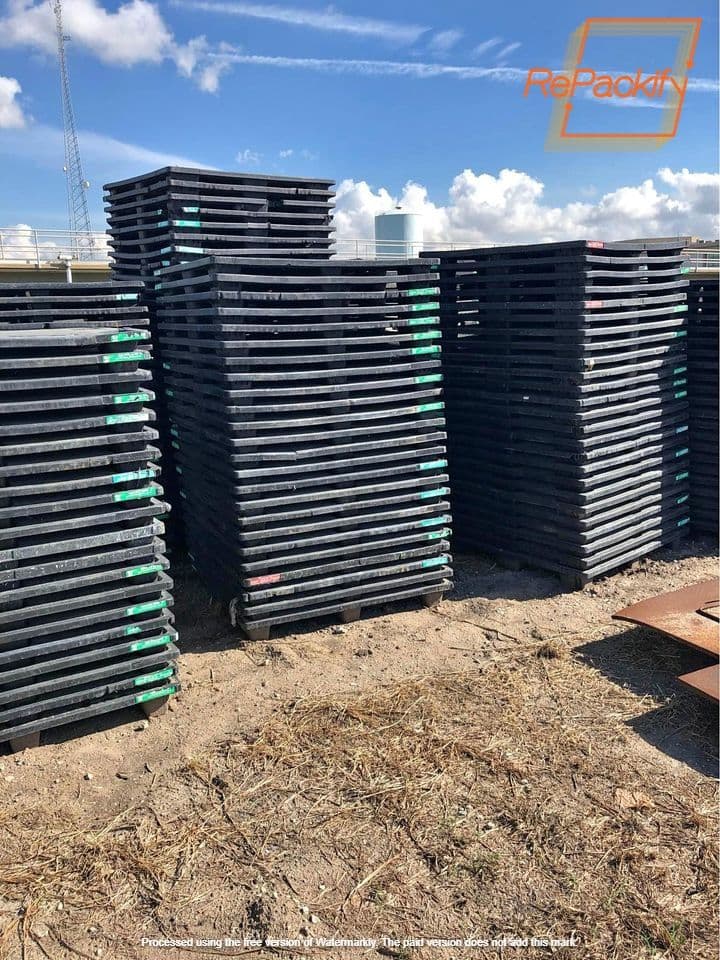 48" x 40" Used Plastic Nesting Pallets - Aiken SC 29803