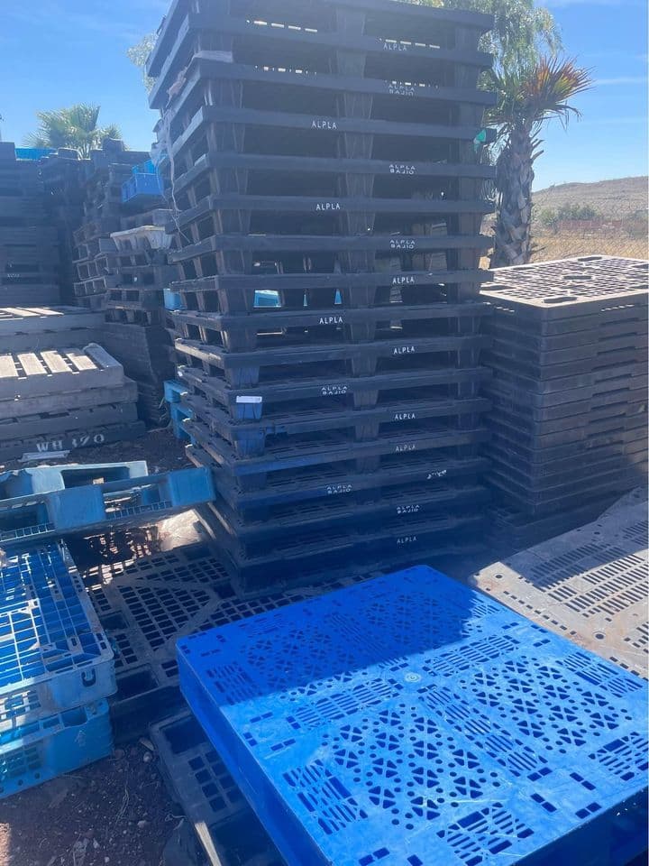 Used 9-Block Plastic Pallets 48 x 40 - Watertown SD 57201