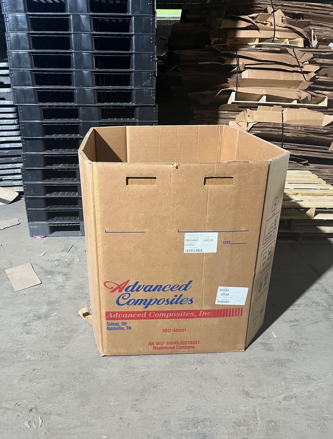 48x40x48 Octagonal Gaylord Boxes - Lexington, KY 40361
