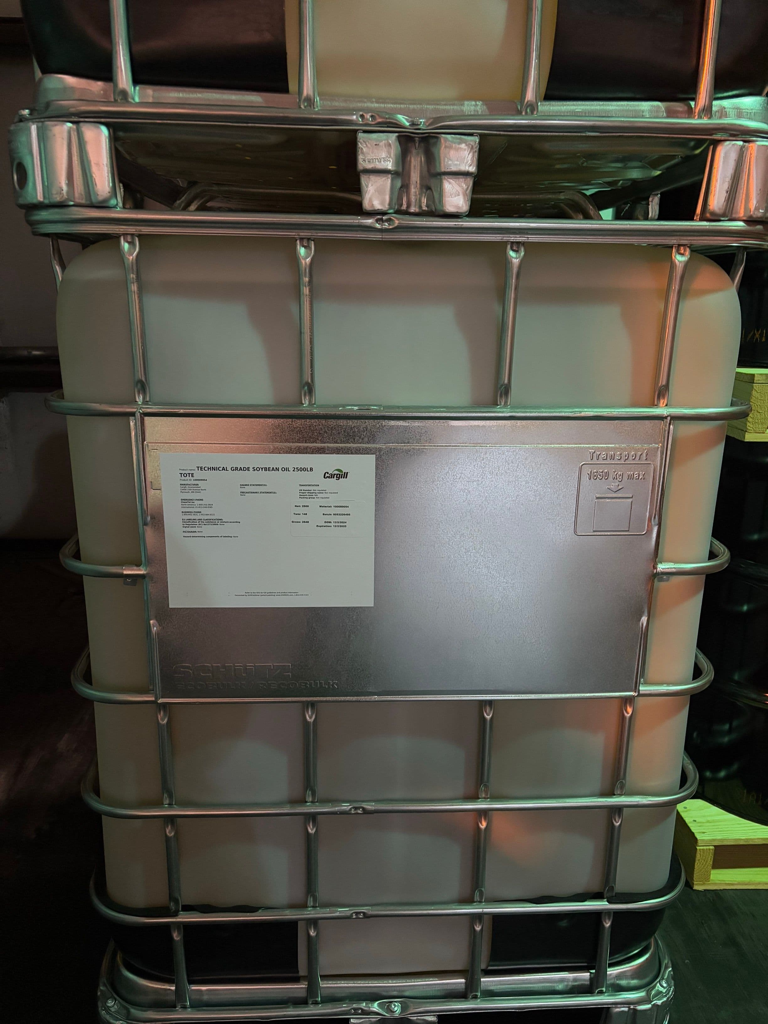 275 Gallon Food Grade Rinsed IBC Tanks - Indianapolis IN 46227	