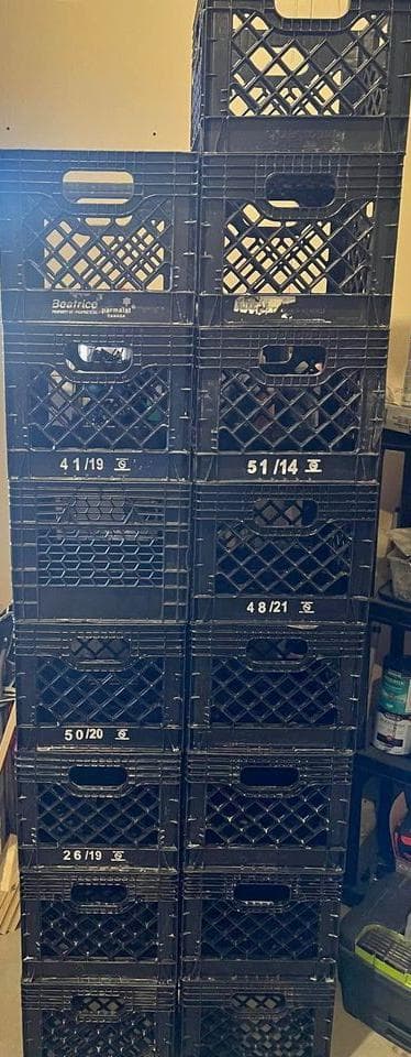 Plastic Milk Crates - Brooklyn NY 11207