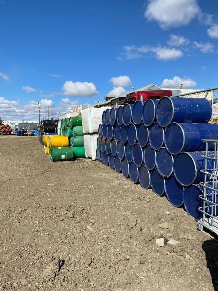 Used 55 Gallon Metal Drums - Mount Airy NC 27030