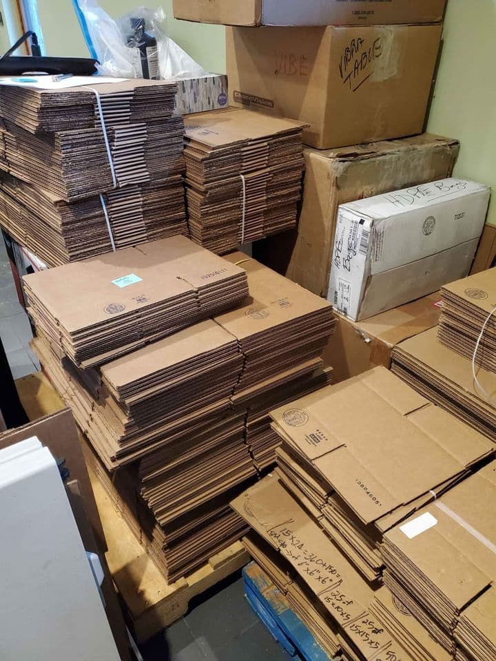 6x6x6 Used Uline Shipping Boxes - Boise ID 83717