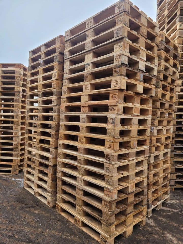 800 x 1200 Used Euro Block Pallets - Waterbury CT 06708