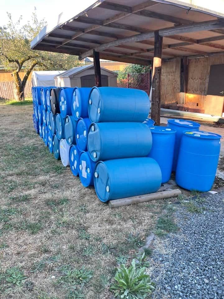 Rinsed 55 Gallon Food Grade Plastic Drums - Cheyenne WY 82002