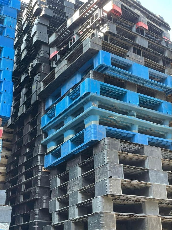 1000 x 12000 mm Euro 2 Plastic Pallets - Saint Albans VT 05479