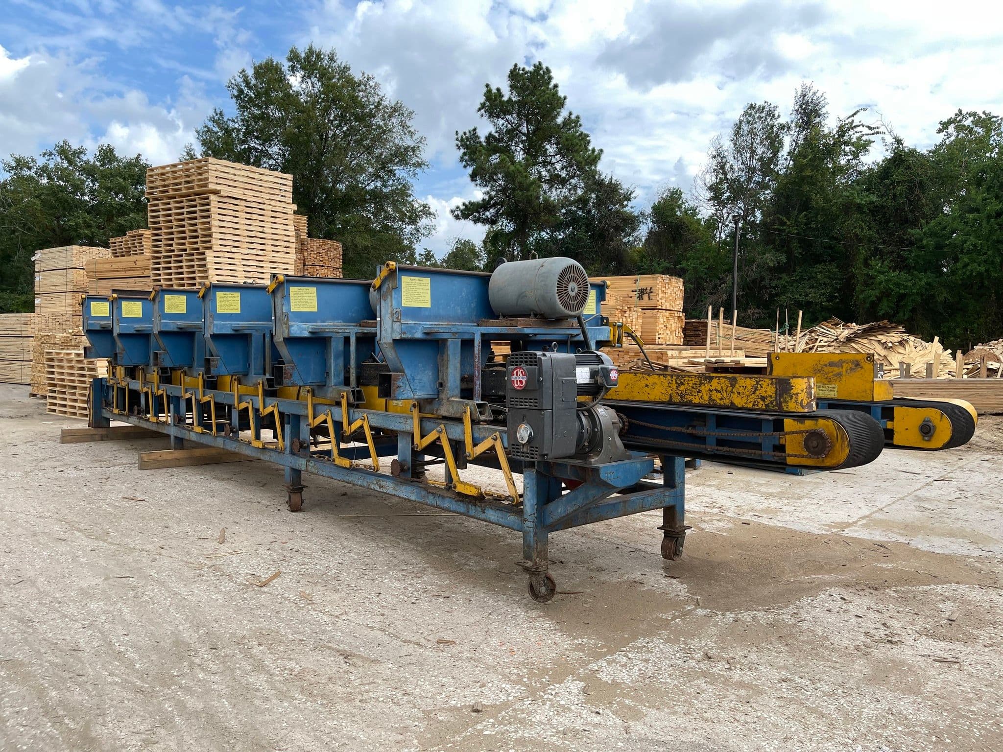 Used 1992 Baker Six-Head Band Resaw 12" x 12" capacity.