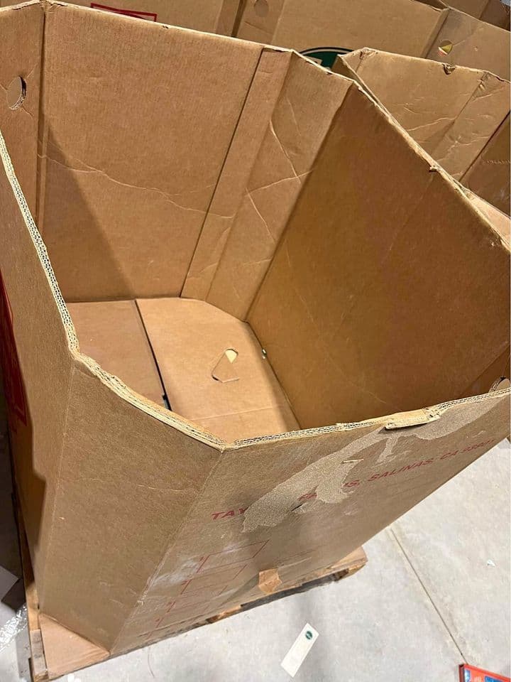Recycled 4 Wall Octagon Bulk Boxes 4x4 - San Diego CA 92154