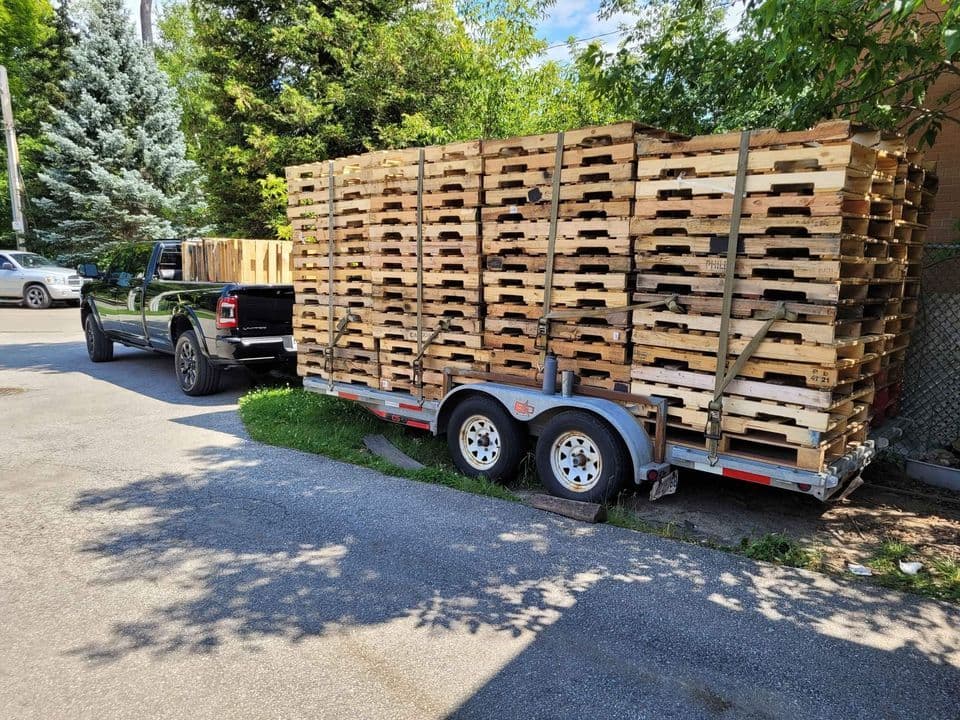 800 x 1200 Used 2-Way Stringer Euro Pallets - Omaha NE 68142