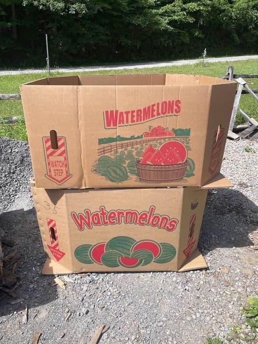48 x 40 x 24 Used Watermelon Boxes - Detroit MI 48221