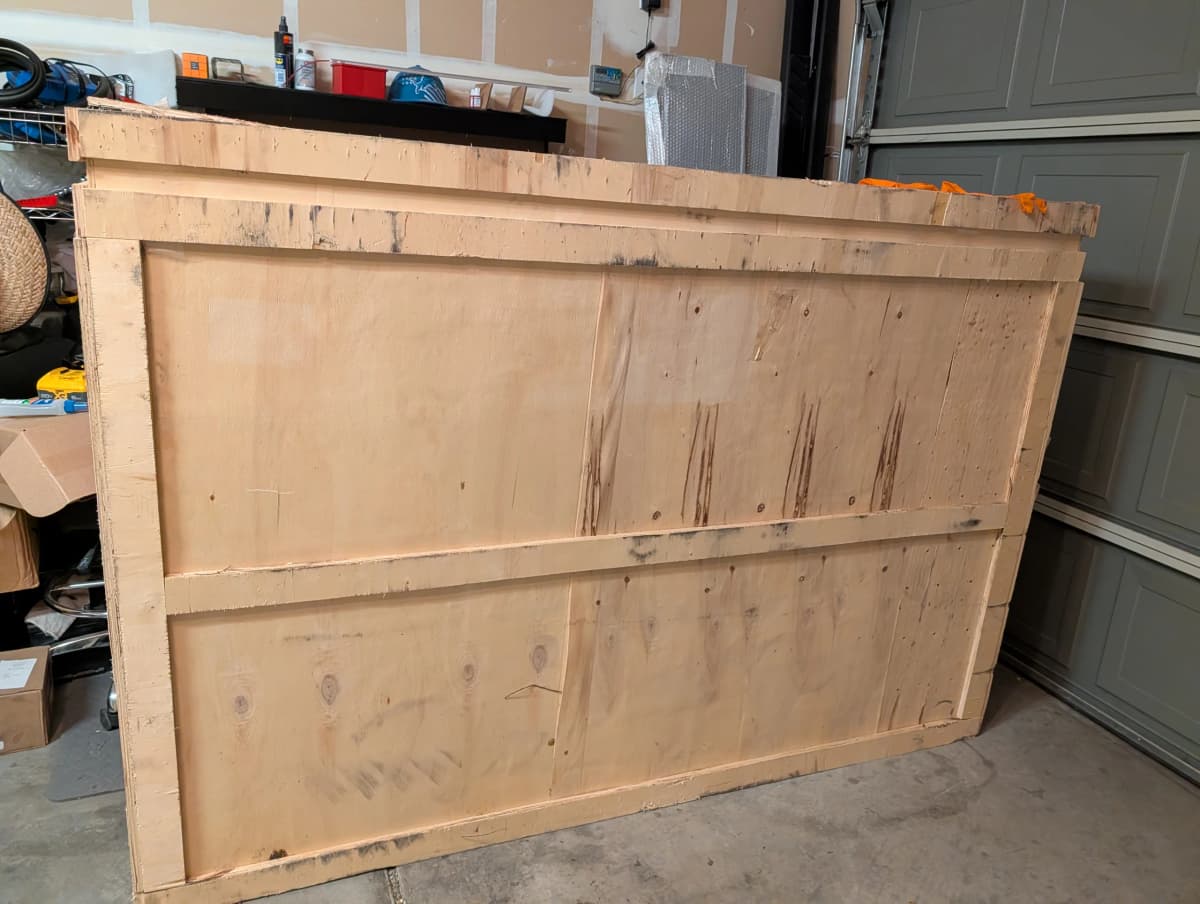 Used 78x18x54 Wood Crates