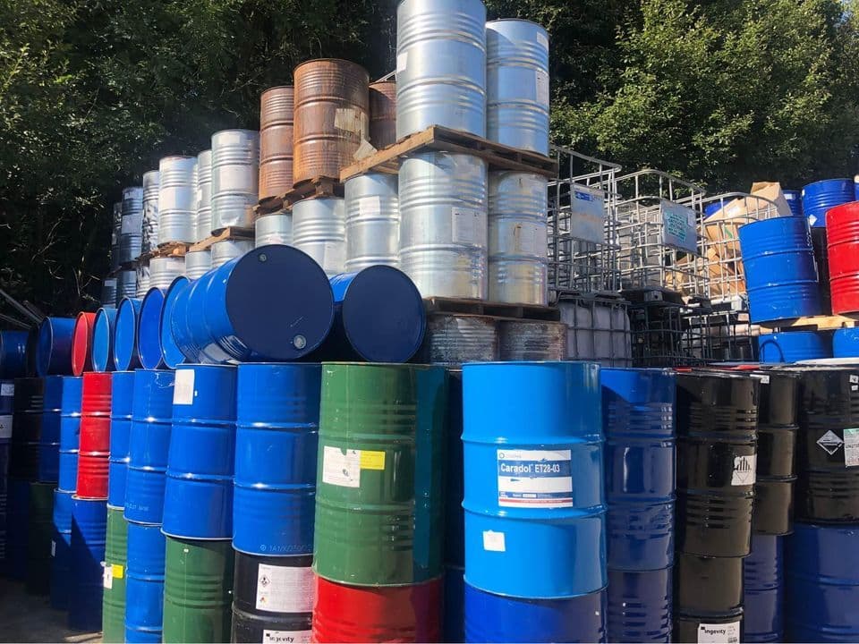 Used Rinsed 55 Gallon Metal Drums - Port Washington WI 53074