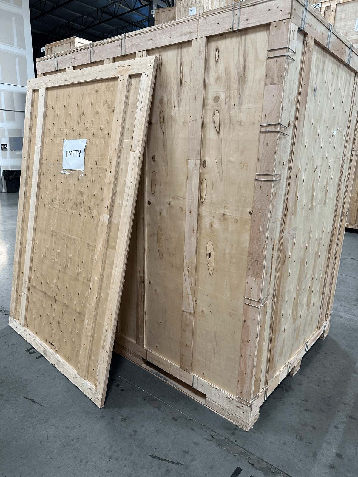 Used Wood Crates