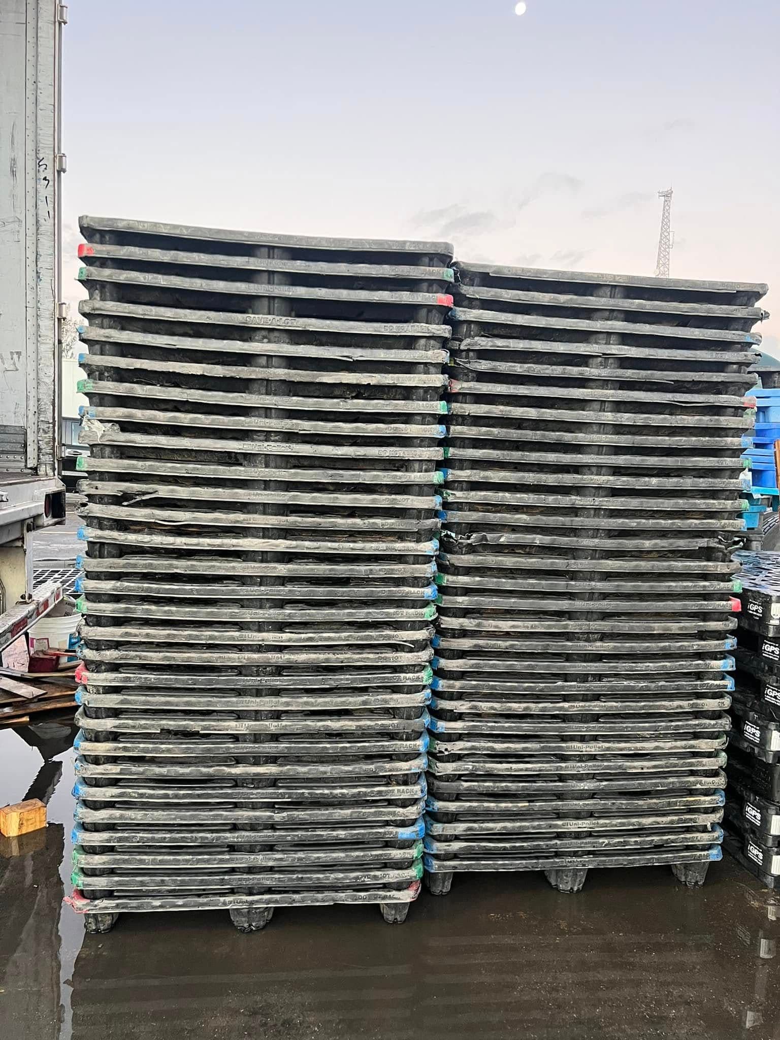 48 x 40 Nestable Plastic Export Pallets - Powder Springs GA 30127