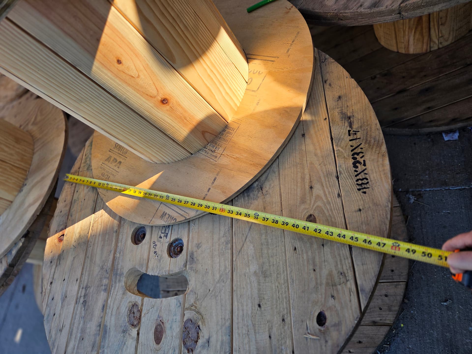 Used 48x48x30 Wooden Spools - Baltimore, MD 21224