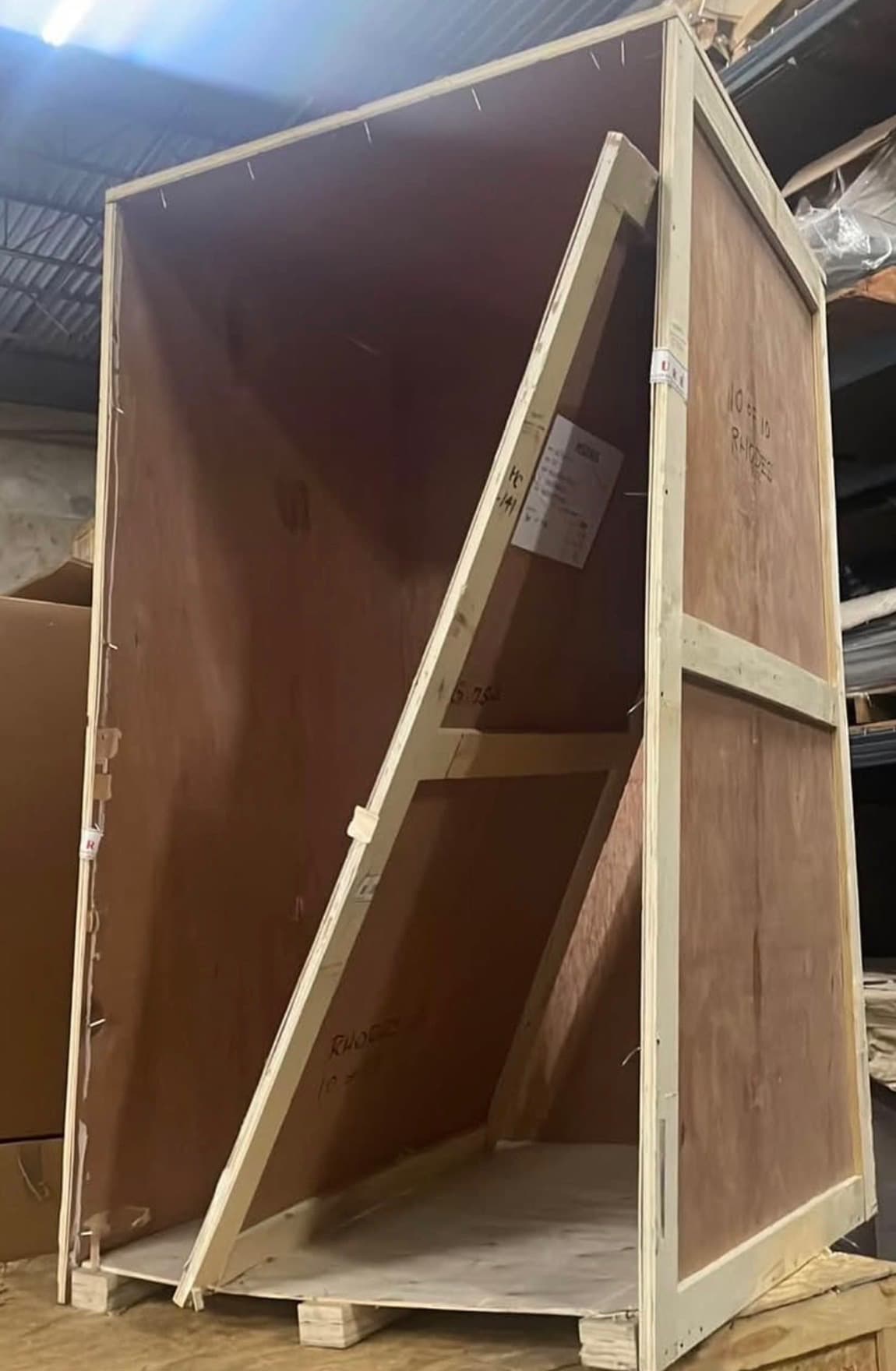 Used 85x45x87 Wood Crates