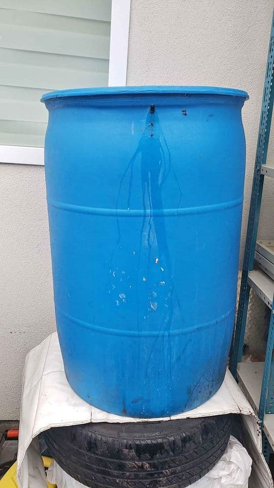 60 Gallon Blue Plastic Drums - Anderson IN 46016