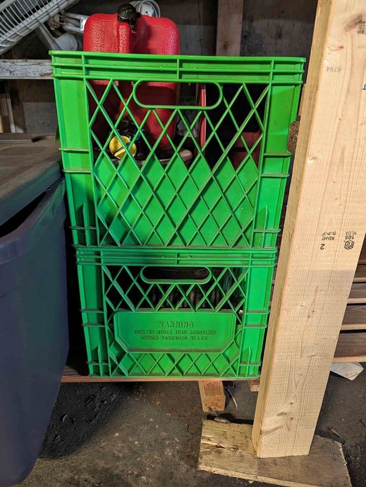 12"x12"x11.5" Standard Milk Crates - Juneau AK 99801