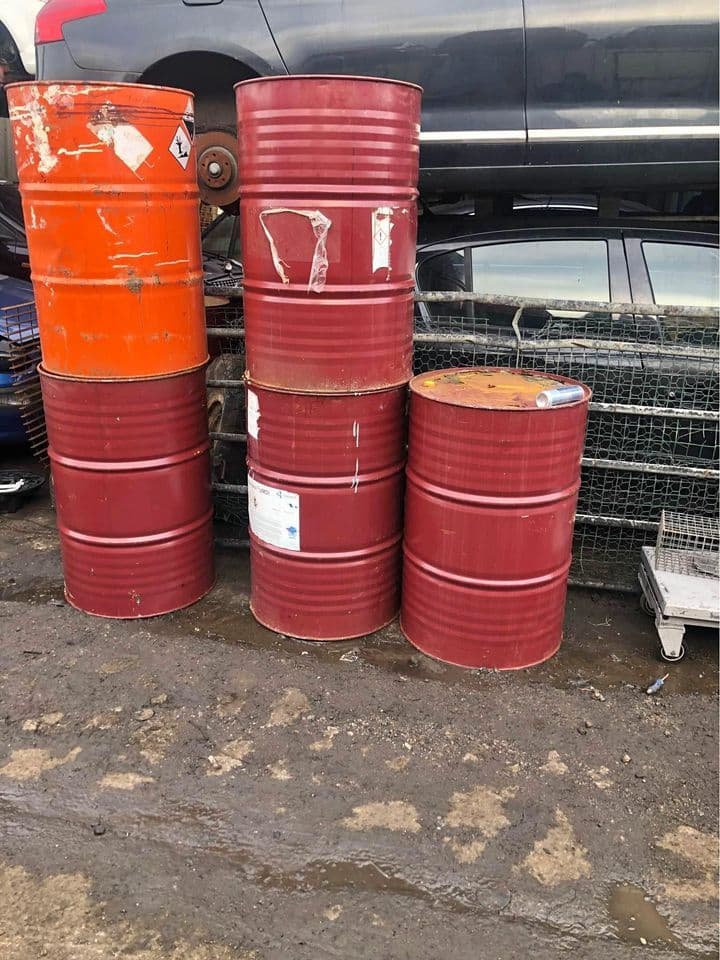Used 55 Gallon Metal Drums - Vermillion SD 57069