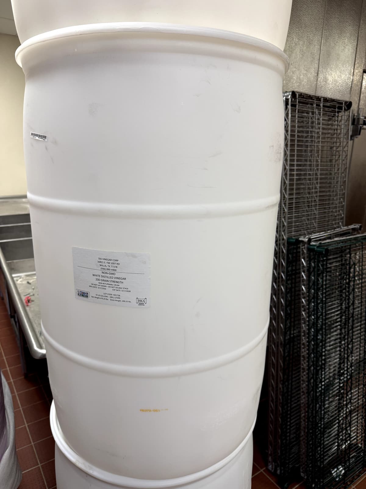 Used 23x23x35 Plastic Drums - San Antonio, TX 78230