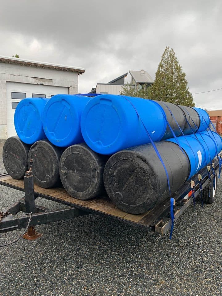 Used 60 Gallon Plastic Drums - Young America MN 55394