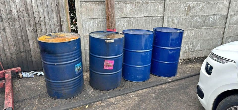 Used 55 Gallon Metal Drums - Adger AL 35006