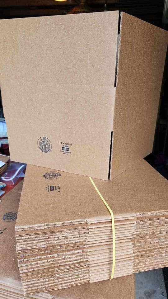 14x12x4 Used Shipping Boxes - Englewood CO 80113