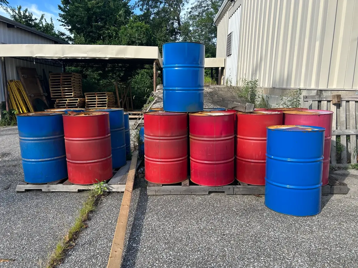 Used 55-Gallon Closed Head (Fixed Top) Unlined Metal Drums - Baltimore, MD 21213