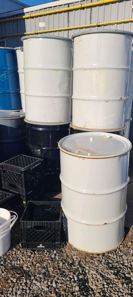 Used 55 Gallon Metal Drums - Twin Falls ID 83301