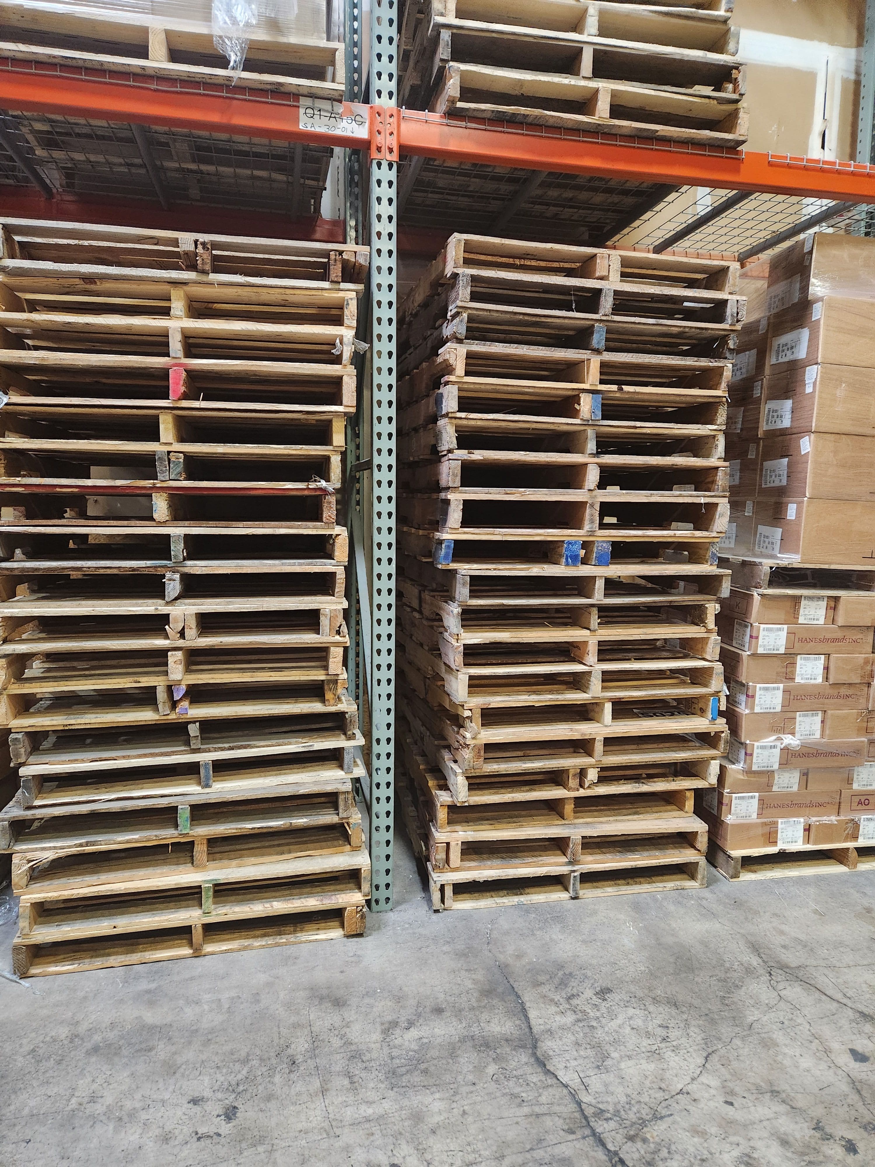 Grade A Wood Pallets Stack