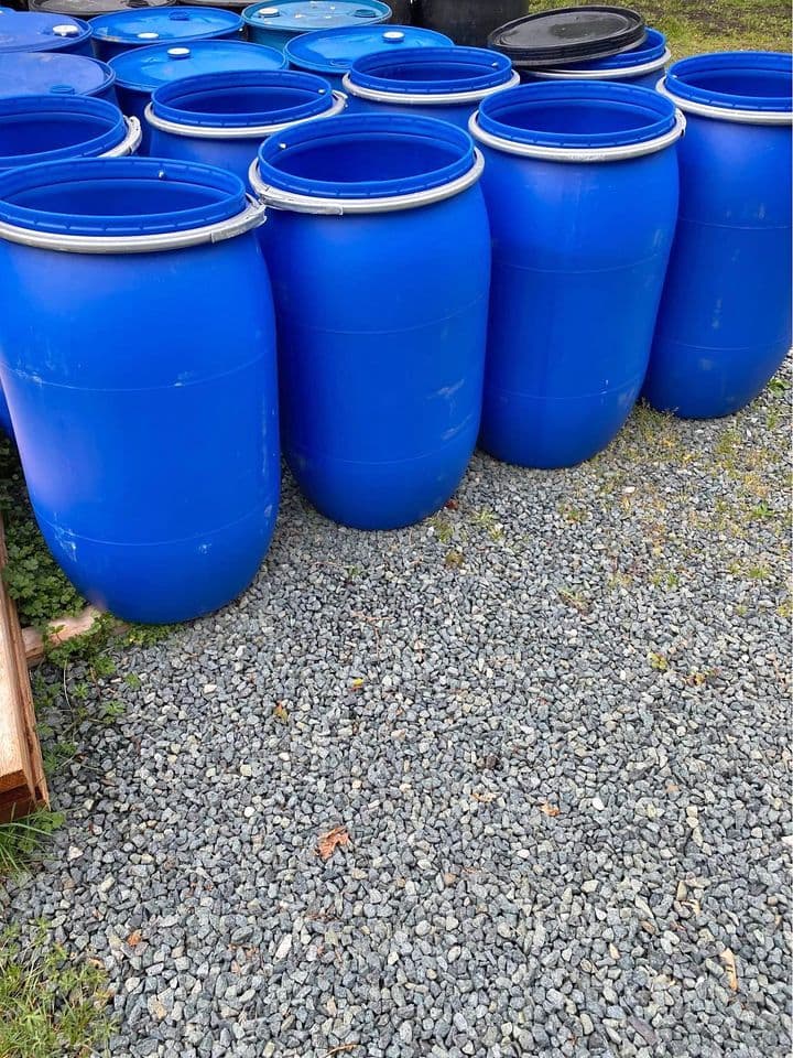 Used 55 Gallon Food Grade (Chocolate) Plastic Drums - Nampa ID 83651