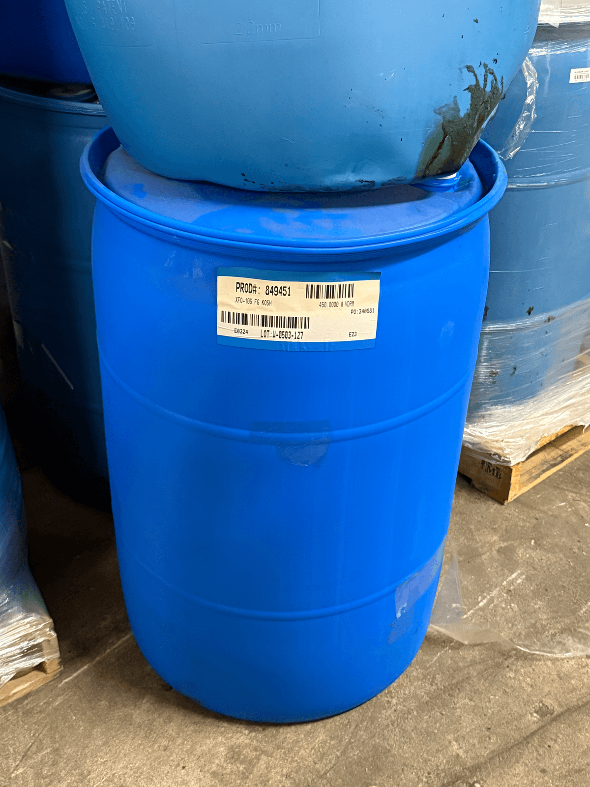 Used 55-Gallon Plastic Drums - Monroe, NC 28112