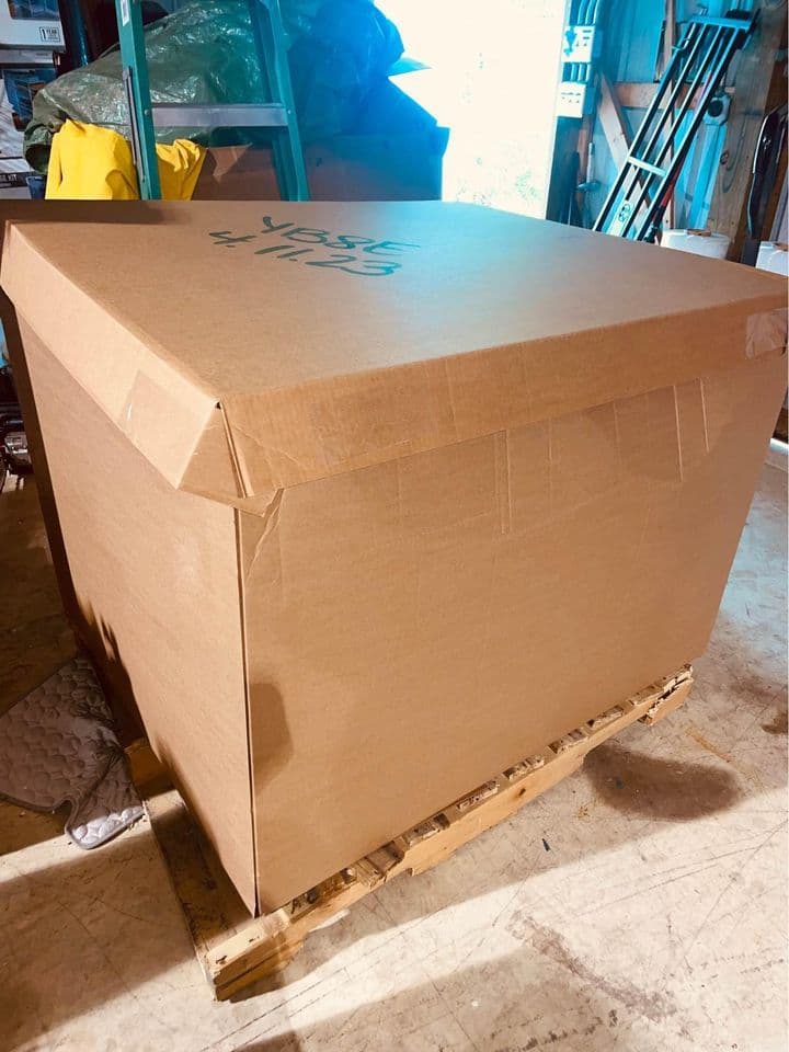 Used 48 x 40 x 36  3 Wall Bulk Boxes  -	Howell, NJ 07731