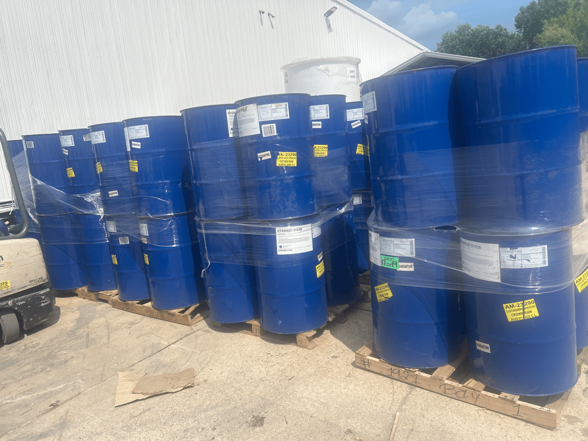 Used 55-Gallon Closed Head (Fixed Top) Epoxy Lined Metal Drums - Waukegan, IL 60085