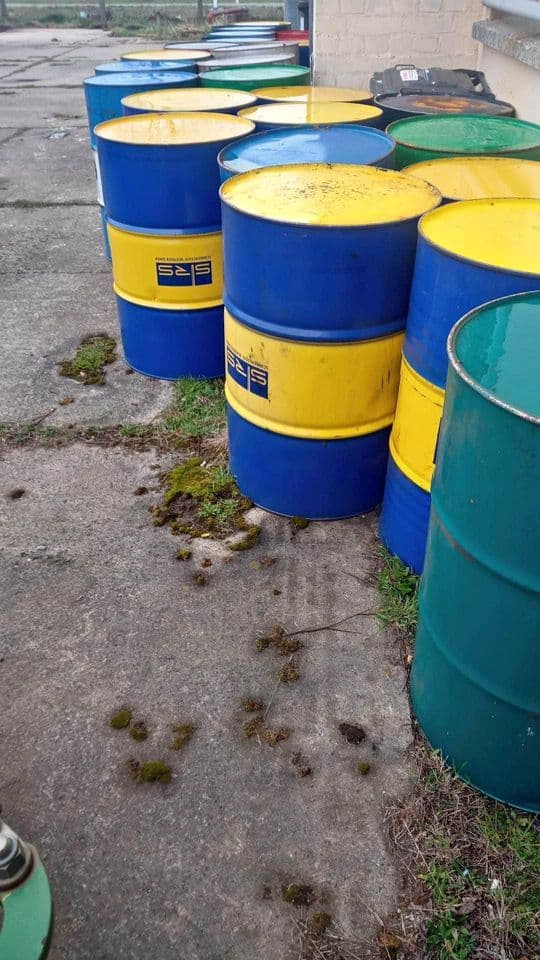 Used Rinsed 55 Gallon Metal Drums - White Sulphur Springs WV 24986
