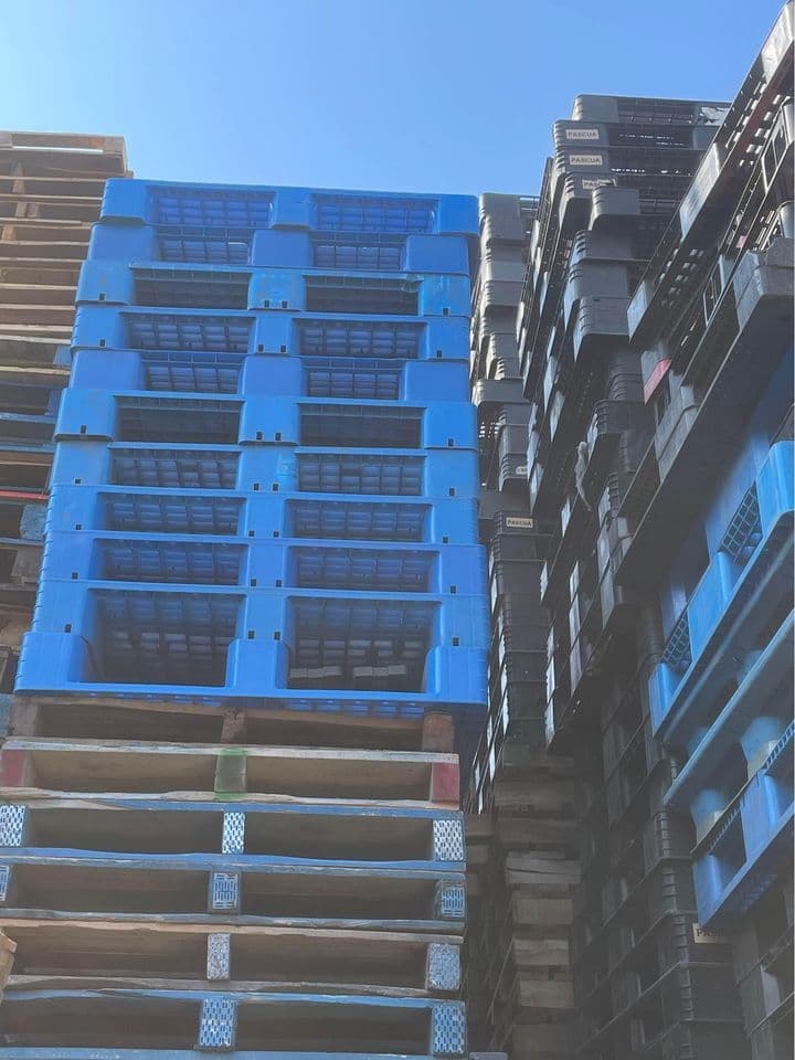 Used Stackable 40 x 48 Plastic Pallets - El Dorado AR 71730