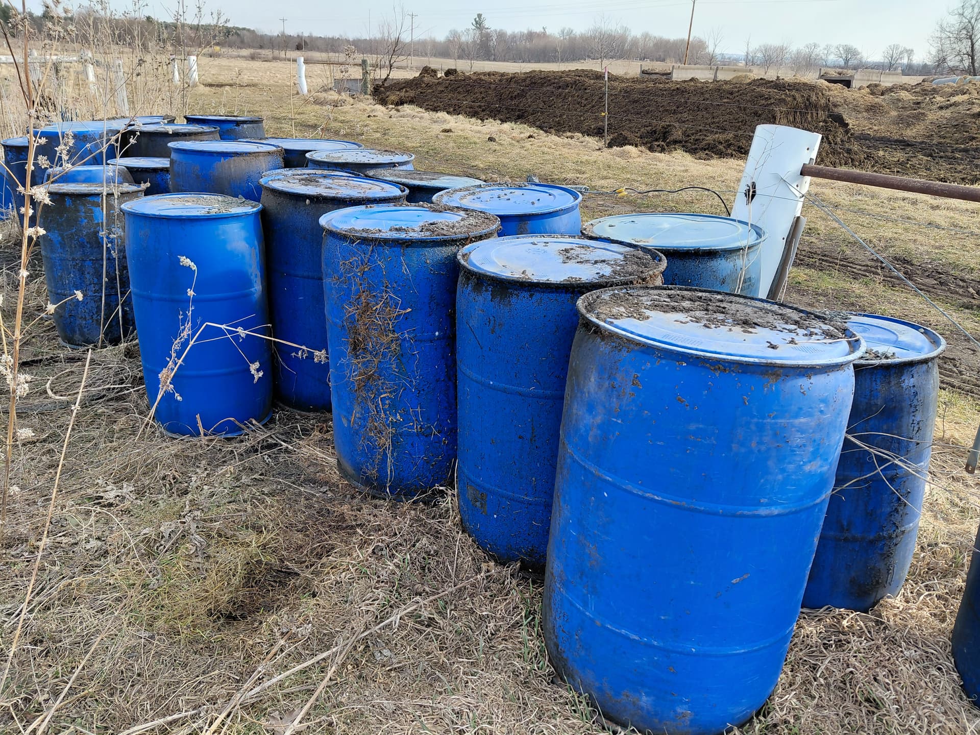 Used 19x19x29 Plastic Drums - Osceolaosceola, WI 54020