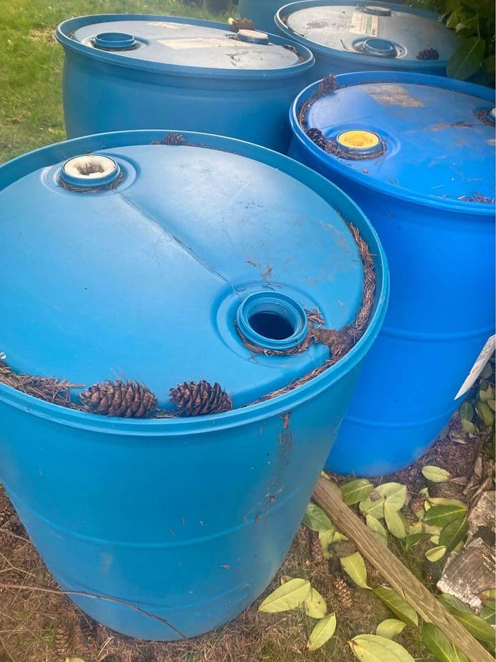 55 Gallon Food Grade Plastic Drums - Mount Pleasant SC 29464