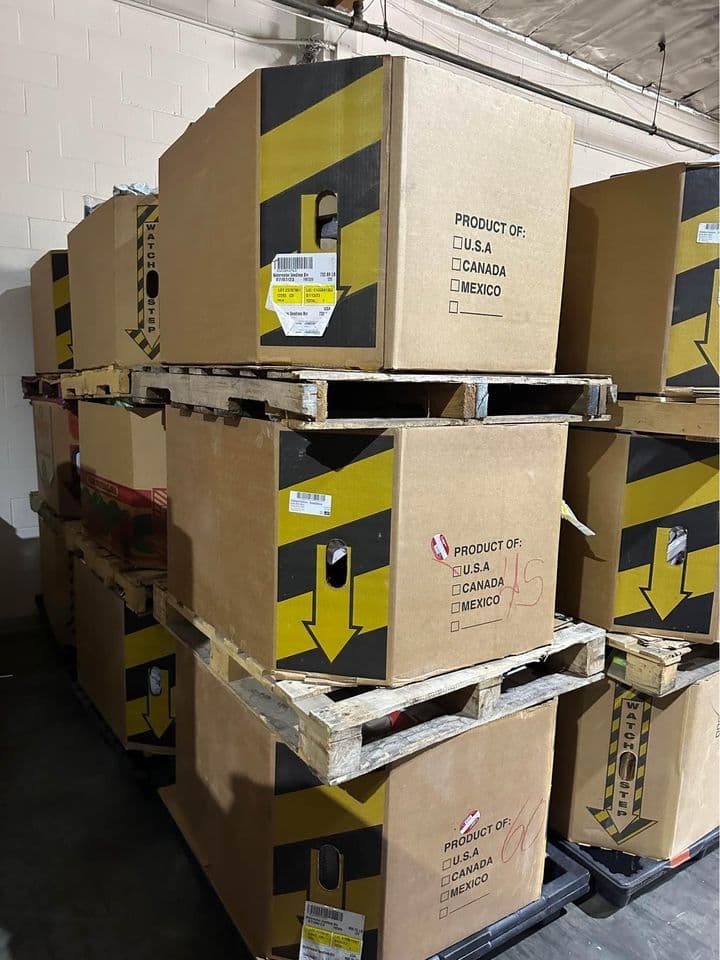 48 x 40 x 24 Watermelon Gaylord Boxes - Henrico VA 23231