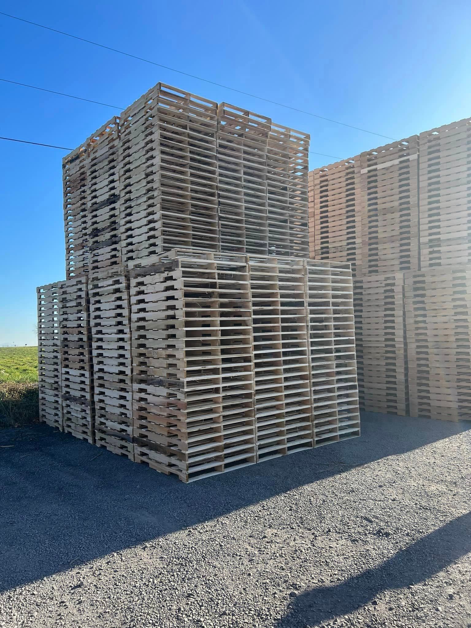 48 X 40 Repaired Grade A 4-way Stringer Skid - Woodstock, GA 30188