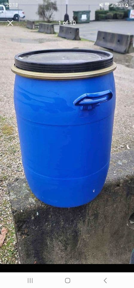 60 Gallon Plastic Drums - New Orleans LA 70121